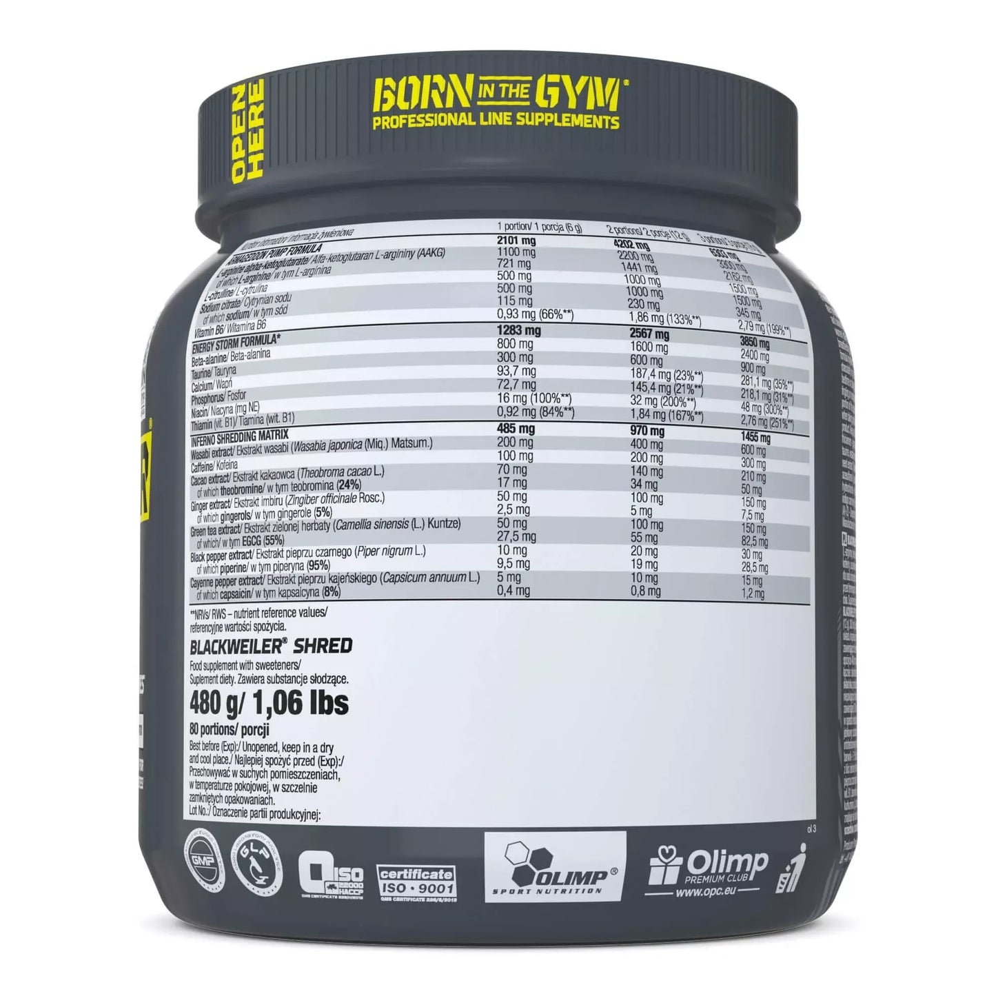 Blackweiler Shred 480g